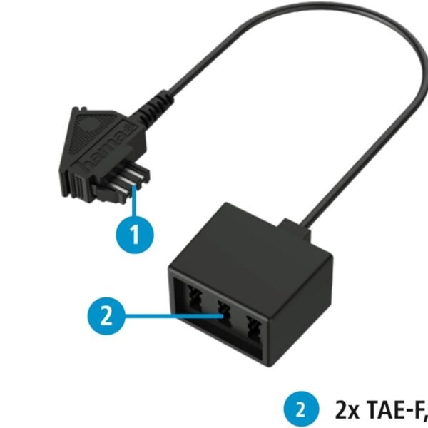 Hama Rozvaděč TAE, konektor TAE-F – 3 spojky TAE-NFF