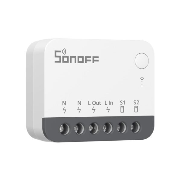 SONOFF Spínač ZBMINIR2 Zigbee Smart, Zigbee 3.0 Lict, Zigbee Smart Switch funguje s hlasovými asistenty Alexa a Google Home, Vyžadován nulový vodič