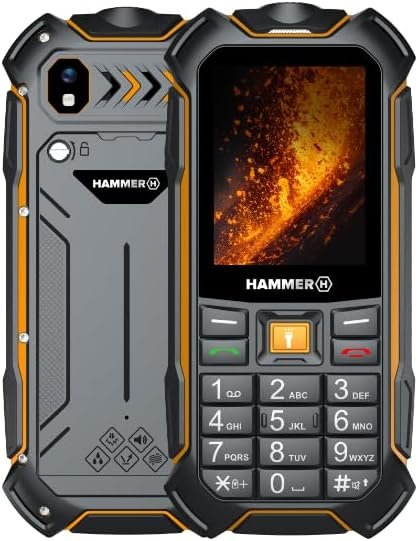 Hammer Boost 2 LTE IP68 2,4″ Reinforced 3500 mAh LTE, černooranžová