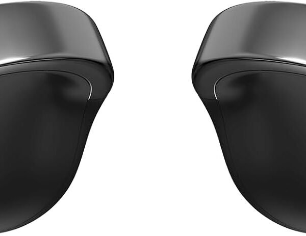 JVC NEARPHONES HA-NP1T-B – True Wireless sluchátka v oblasti šperků, pohodlný tvar, funkce rychlého nabíjení, multipointové připojení, Bluetooth 5.3, výdrž baterie 24 hodin, aplikace – (tmavě šedá)