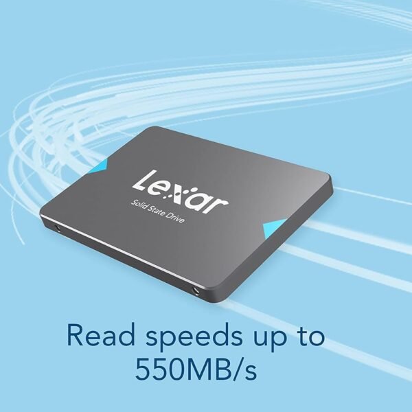 Lexar NQ100 2,5″ SATA III (6 Gb/s) 240 GB SSD, až 550 MB/s čtení disk Solid-State, interní SSD pro notebook, stolní počítače/PC (LNQ100X240G-RNNNG)