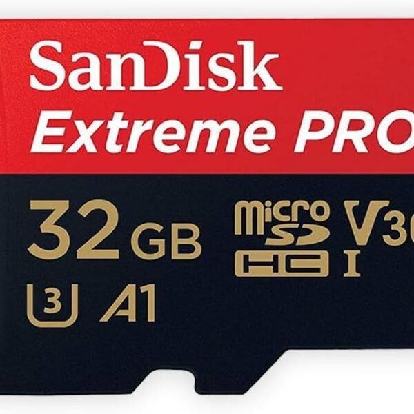 Micro SD SDSQXCG-032G-GN6MA 32GB Extreme Pro Micro SD karta s adaptérem, černá / červená t