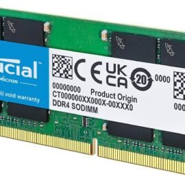Crucial Operační paměť pro notebook RAM CT8G4SFRA32A 8GB DDR4 3200MHz CL22 (2933MHz nebo 2666MHz)