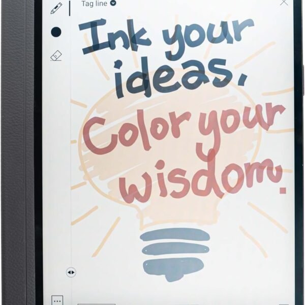 Hannspree HannsNote 2 SN10HR1B barevný tablet eReader Android 25,40 cm (10″) 1600×1600 3:4, poměr EcoVision Paper Display, Android 13, 4GB RAM /64GB eMMC, WiFi, černý