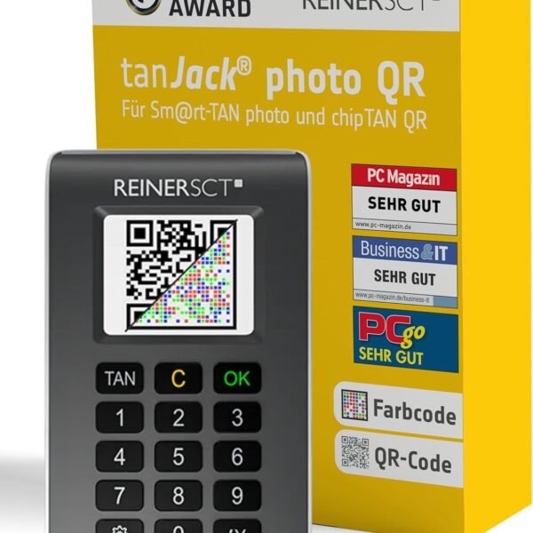 Reiner SCT tanJack photo Generátor QR I Chip Tan pro online bankovnictví
