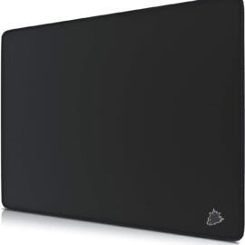 CSL-Computer TITANWOLF – XXL Speed Gaming podložka pod myš Titanwolf černá 440 x 350 mm – XXL podložka pod myš – podložka na stůl Large Size – zlepšuje přesnost a rychlost