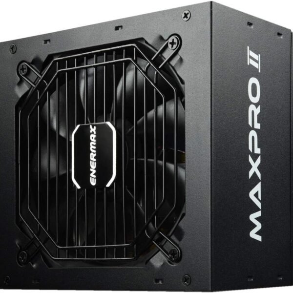 ENERMAX MAXPRO II ATX Gaming PC napájecí zdroj 500W 80Plus 230V EU (Non modulární) černý s 5násobným ochranným obvodem, EMP500AGT-C