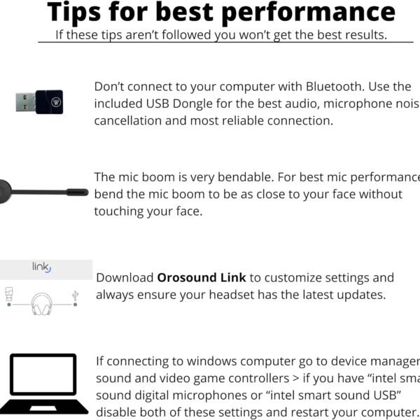 OROSOUND Tilde Pro-S+ Kopfhörer – ANC Kopfhörer FR – Grau
