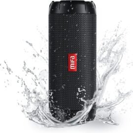 MIFA Bluetooth reproduktor WildRod s Bluetooth 5.3, IP67 vodotěsný a prachotěsný, 30 W reprodukční výkon, 12H baterie, nabíjecí port USB-C a mikro SD hudební hry, RGB světlo