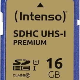 Intenso Premium SDHC UHS-I 16GB Class 10 paměťová karta modrá