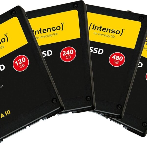 Intenso Interní 2,5″ SSD SATA III High, 120 GB, 520 MB/s, černá