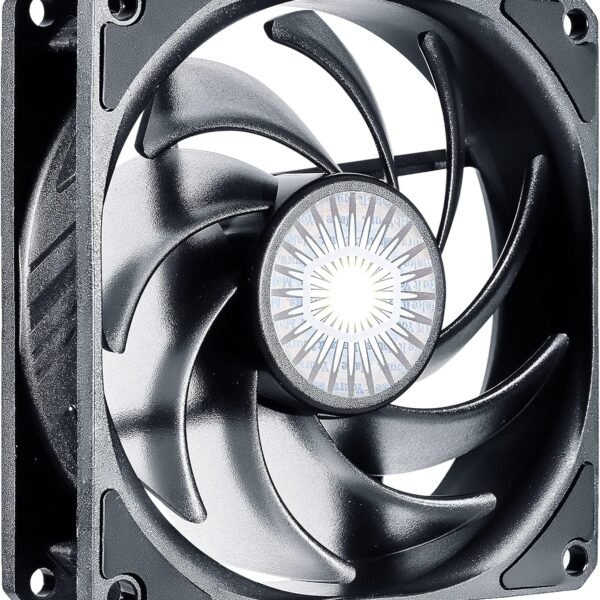 Cooler Master SickleFlow 92 – ventilátor krytu s vylepšeným hybridním křídlem Air Balance, 40 CFM, 1,8 mmH2O, 6 až 25 dBA, černý