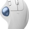 51FUC8H2ChL._AC_SL1500_.jpg Bezdrôtová trackballová myš Logitech ERGO M575S, bezdrôtová ergonomická myš s Bluetooth a šifrovaným donglom, pohodlné ovládanie palcom, pre PC/Mac – biela