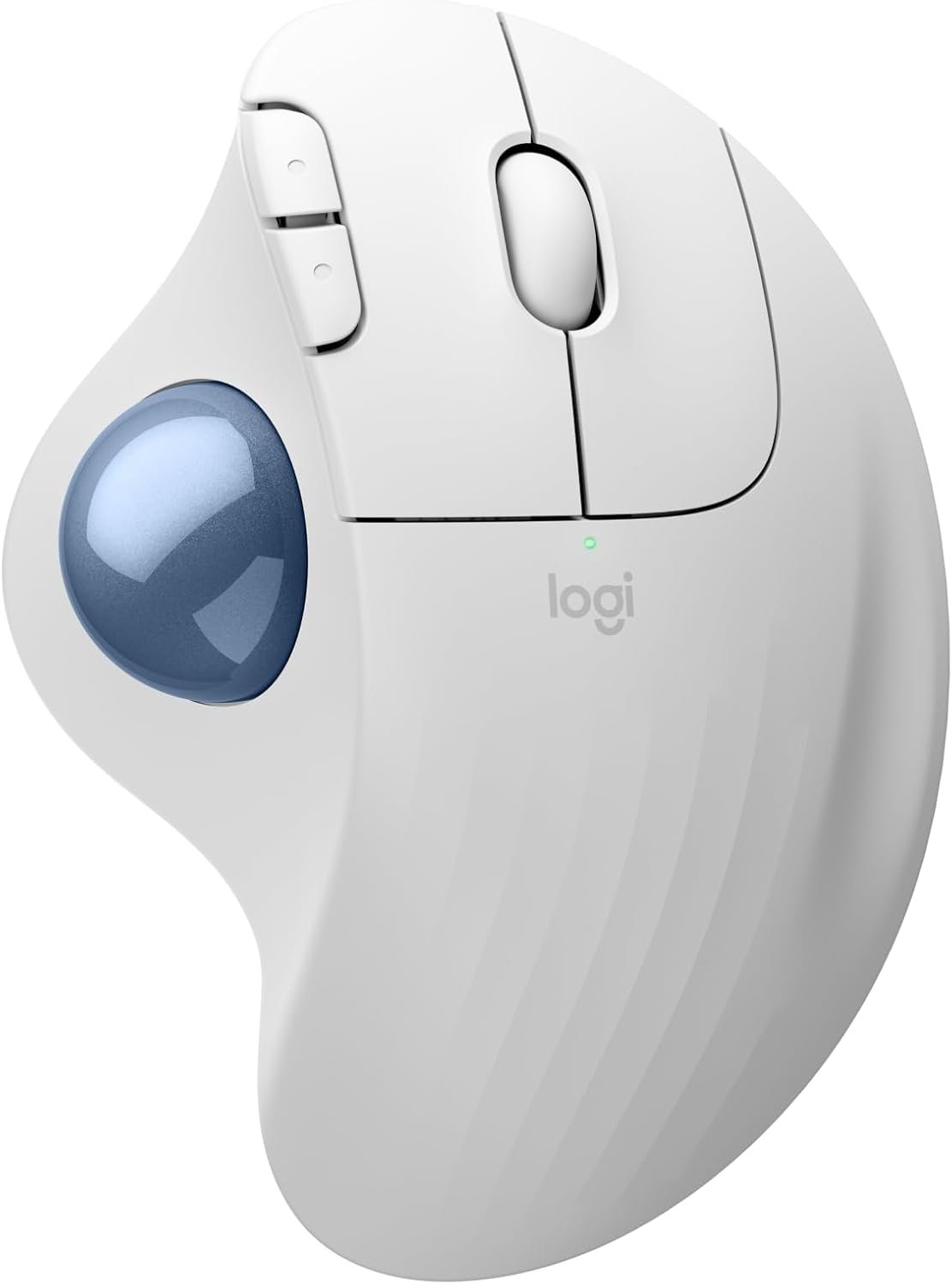 51FUC8H2ChL._AC_SL1500_.jpg Bezdrôtová trackballová myš Logitech ERGO M575S, bezdrôtová ergonomická myš s Bluetooth a šifrovaným donglom, pohodlné ovládanie palcom, pre PC/Mac – biela
