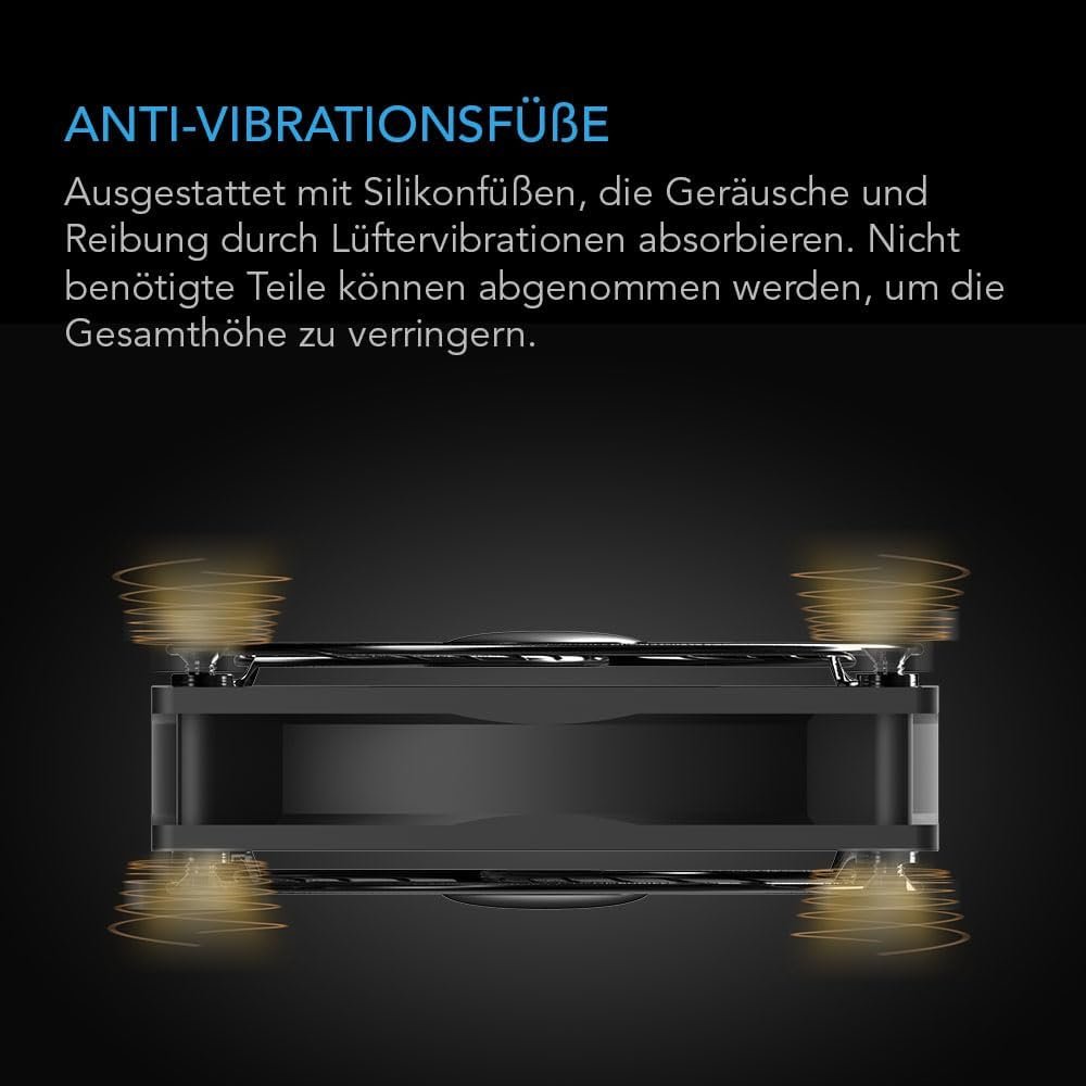 51PAuX9AomL._AC_SL1000_.jpg AC Infinity MULTIFAN S7-P, tichý 120 mm duálny ventilátor s reguláciou otáčok, certifikovaný podľa UL pre DVR – PlayStation – Xbox, chladiaci komponent pre prijímač