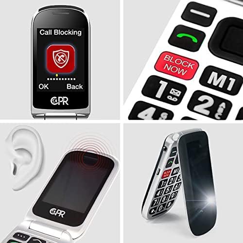 51eh66aEjaL._AC_.jpg CPR Call Blocker CS900 – handsfree zariadenie pre mobilné telefóny, veľké tlačidlá, SOS, blokovanie hovorov, matná čierna