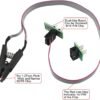 KeeYees S018 SOP8 Test Clip pre EEPR0M 25CXX / 24CXX + CH341A 24 25 séria EEPR0M Flash BIOS USB program