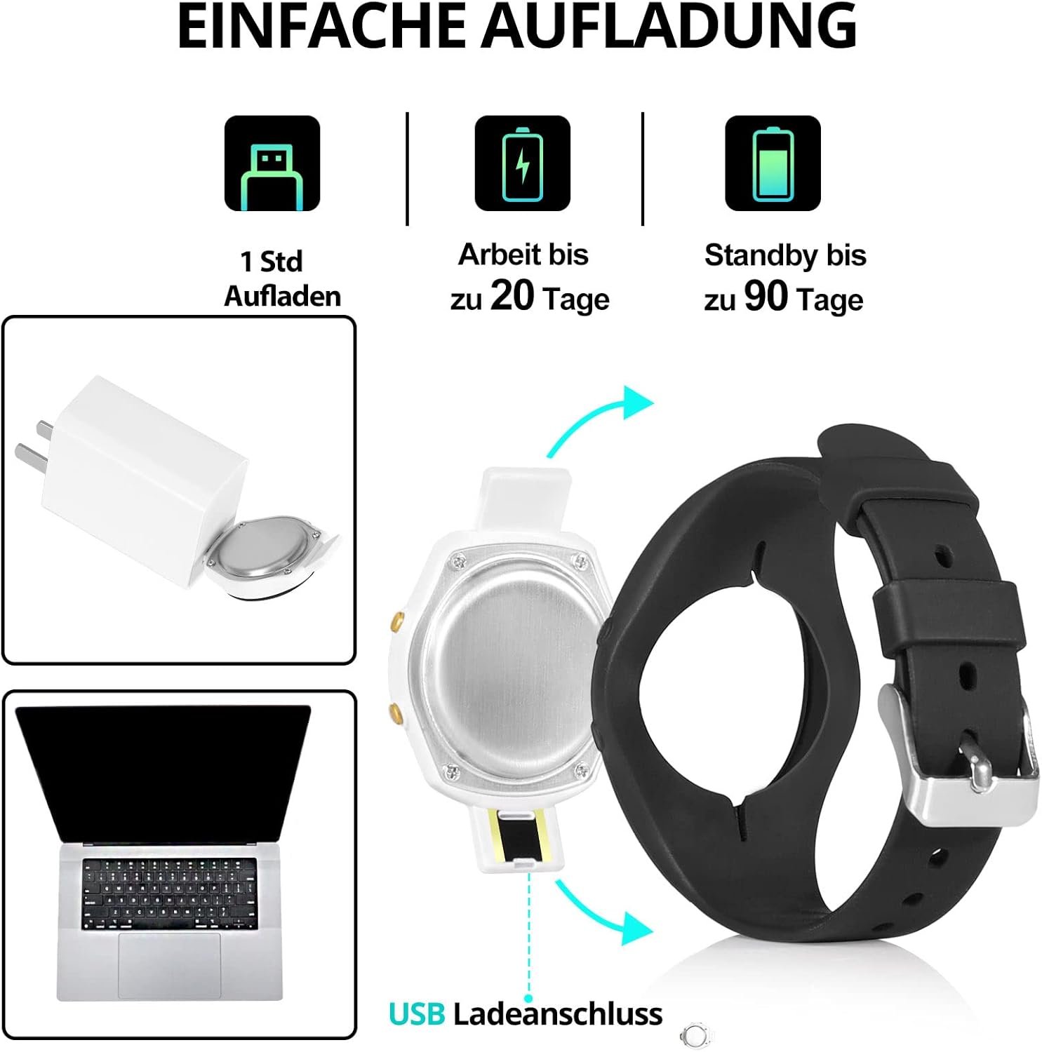 Hodinky s krokomerom, jednoduchý krokomer bez Bluetooth/bez aplikácie/bez mobilného telefónu | fitness náramok pre pohodlné behanie, pre ženy aj mužov | fitness hodinky na plávanie a do sauny