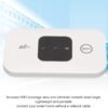 615ise5I9dL._AC_SL1500_.jpg Prenosný 4G WiFi router, bezdrôtový router pre SIM karty, internetový hotspot, mobilný WiFi hotspot, pripojenie až 10 zariadení, batéria 2100 mAh, na cestovanie, do domácej kancelárie, vonku