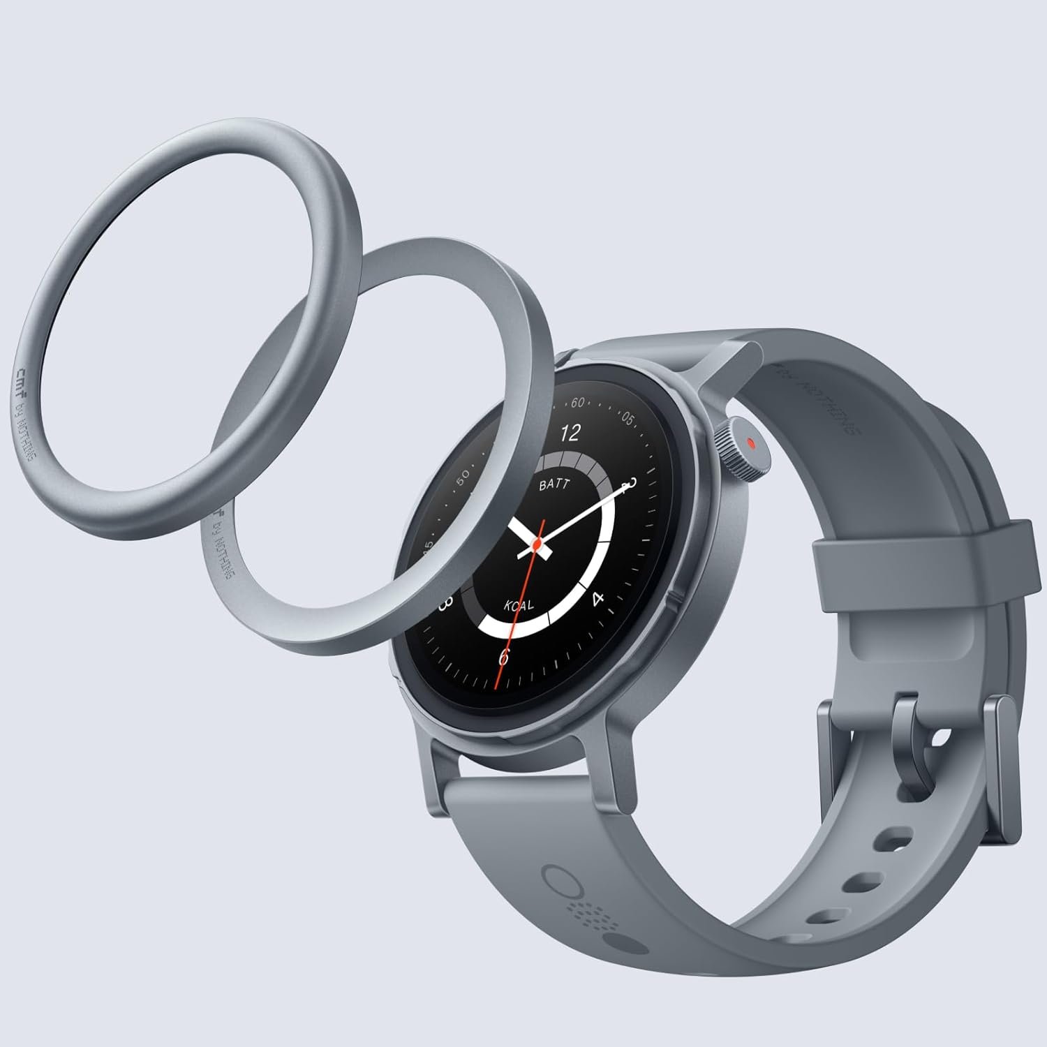 61GFjJFeBuL._AC_SL1500_.jpg CMF by Nothing Watch Pro 2 – inteligentné hodinky s 1,32-palcovým AMOLED displejom, výdržou batérie 11 dní, Bluetooth hovormi s potlačením šumu pomocou umelej inteligencie a integrovaným multi-systémom GPS – popelovo šedé