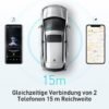 61JANYnHi8L._AC_SL1500_.jpg Handsfree do auta AGPTEK, Bluetooth 5.0, integrovaný mikrofón, s klipom na GPS, prehrávanie hudby, slot na TF kartu, automatické opätovné pripojenie, reproduktor, Auto, iOS Siri a Google Assistant