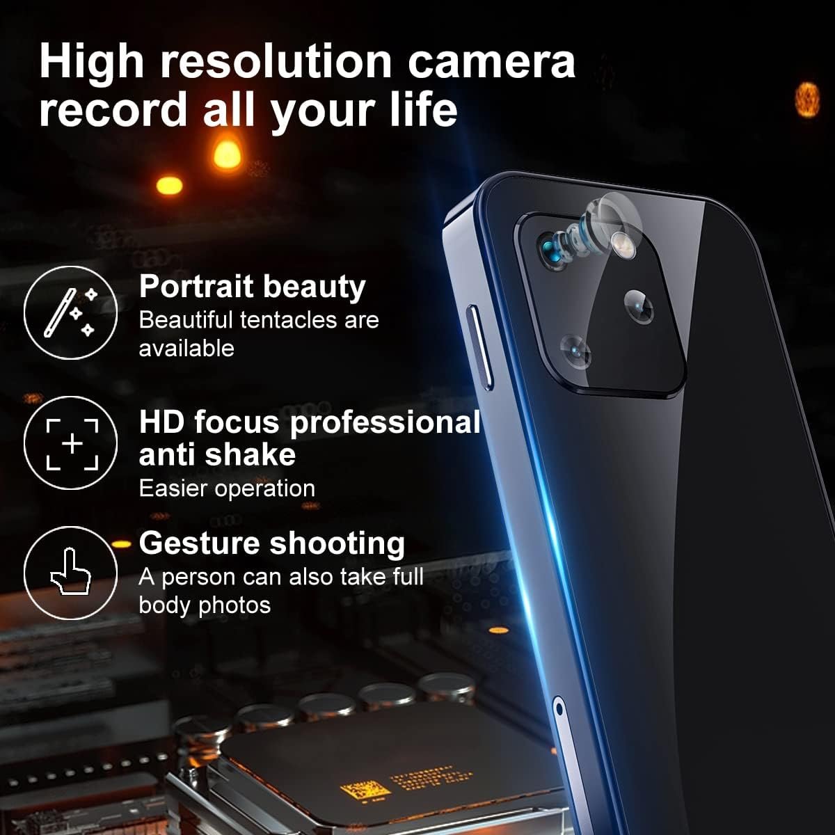 Mini mobilný telefón, detský smartfón, 3G, Android 9.0, Dual SIM, štvorjadrový procesor, 2 GB RAM, 16 GB ROM, 5,0 MP, mobilný telefón bez zmluvy (XS13 – ružová)