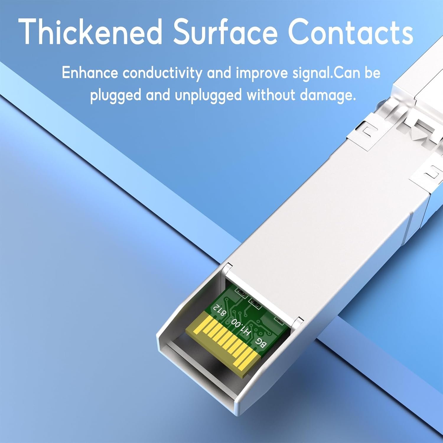 61YiBFriruL._AC_SL1500_.jpg Modul 10GBase-T RJ45 SFP+, medený transceiver 10G SFP+ RJ-45 pre SODOLA, SFP na Ethernet, Plug and Play, Hot Pluggable, vzdialenosť až 30 m, medené moduly SFP (1 balenie)