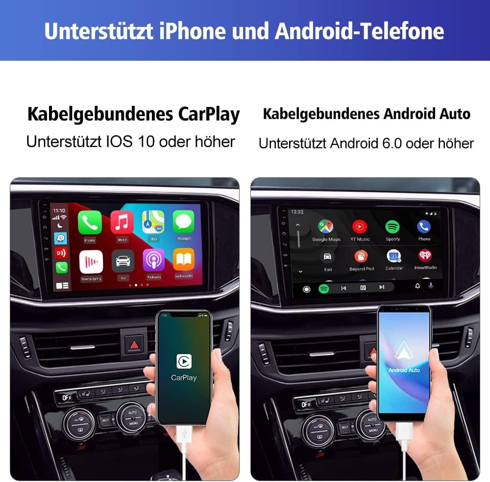61ZxipT1CML._AC_SL1000_.jpg Adaptér Carlinkit pre CarPlay a Android Auto s káblovým pripojením pre autorádiá s Androidom; súprava Autokit APK sa musí nainštalovať do autorádia; podporuje funkciu MirrorScreen a online aktualizácie; čierna farba