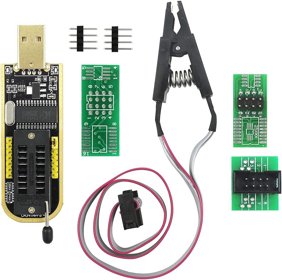61yHZybsWRS._AC_SL1001_.jpg KeeYees S018 SOP8 Test Clip pre EEPR0M 25CXX / 24CXX + CH341A 24 25 séria EEPR0M Flash BIOS USB program