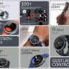 717gun-xdCL._AC_SL1500_.jpg CMF by Nothing Watch Pro 2 – inteligentné hodinky s 1,32-palcovým AMOLED displejom, výdržou batérie 11 dní, Bluetooth hovormi s potlačením šumu pomocou umelej inteligencie a integrovaným multi-systémom GPS – popelovo šedé