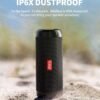 71D3P7bGWOL._AC_SL1500_.jpg Bluetooth reproduktor MIFA WildRod s technológiou Bluetooth 5.3, odolný proti vode a prachu podľa normy IP67, výstupný výkon 30 W, výdrž batérie 12 hodín, nabíjací port USB-C a micro SD, hudobné hry, RGB osvetlenie