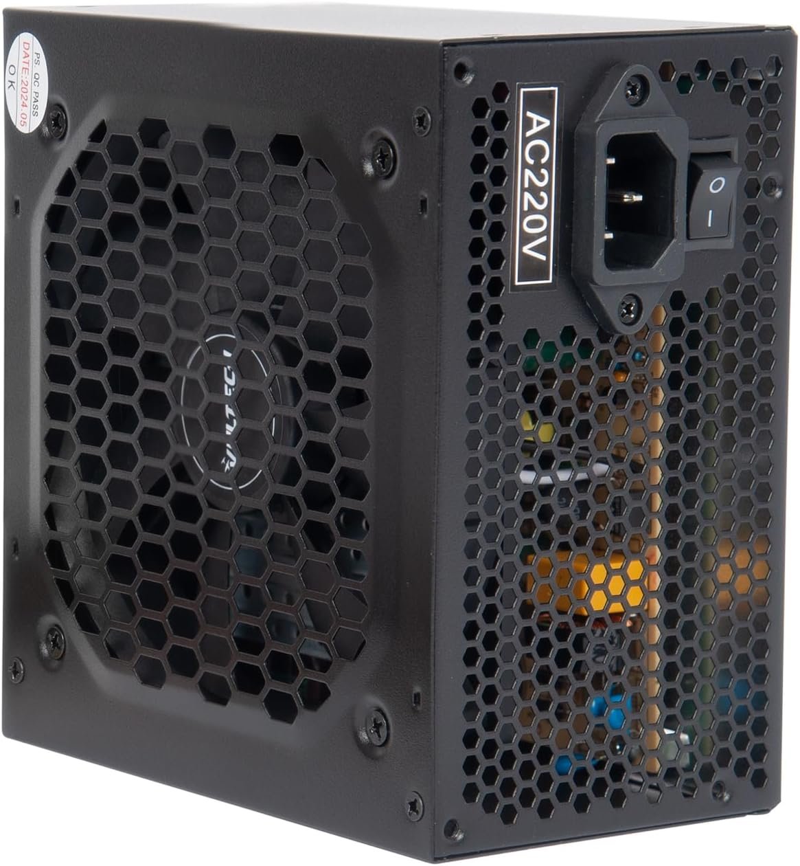 Napájací zdroj Vultech VPS-A500ER pre počítače, 500 W, 24-pinový, ATX, čierna