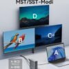 71Ky7BBSHfL._AC_SL1500_.jpg VENTION Docking Station Dual Monitor 16 v 1 – dokovacia stanica s trojitým výstupom USB-C pre počítače s Windows, Thunderbolt 3/4, Dell, HP, s dvojitým 4K HDMI, DP, USB 10 Gb/s, RJ45, 100 W PD, audio, SD/TF