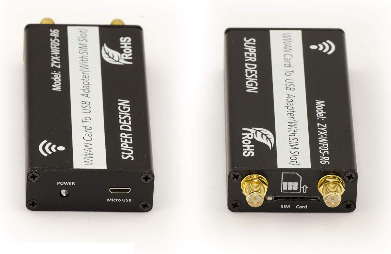 71PpbDm7rHL._AC_SL1500_.jpg KALEA-INFORMATIQUE Adaptér MiniPCIe na USB pre modul WWAN LTE (mPCIe typu USB) so slotom na SIM kartu, kompatibilný s 3G a 4G.