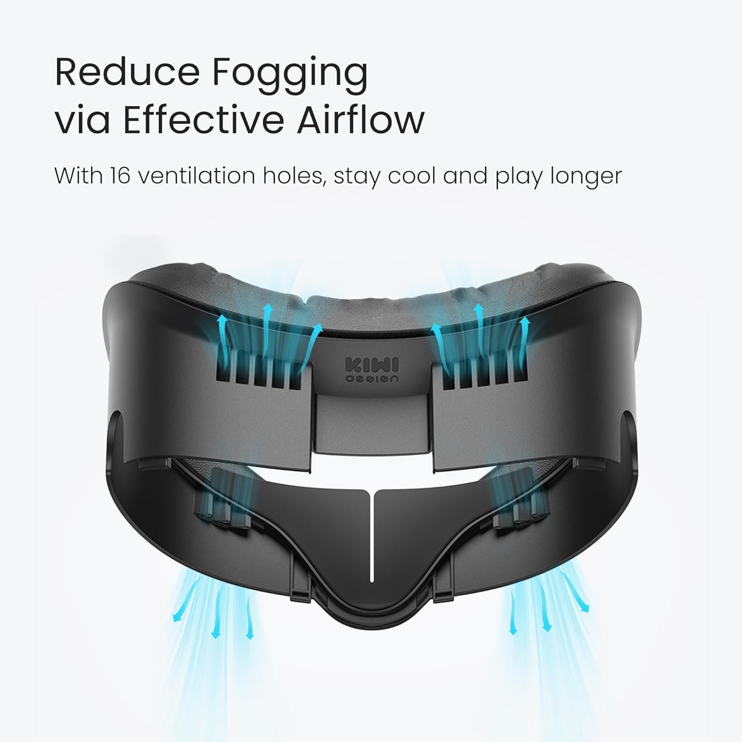 KIWI design Kryt V3 Face kompatibilný s príslušenstvom Meta Quest 3, PU koža na tvári