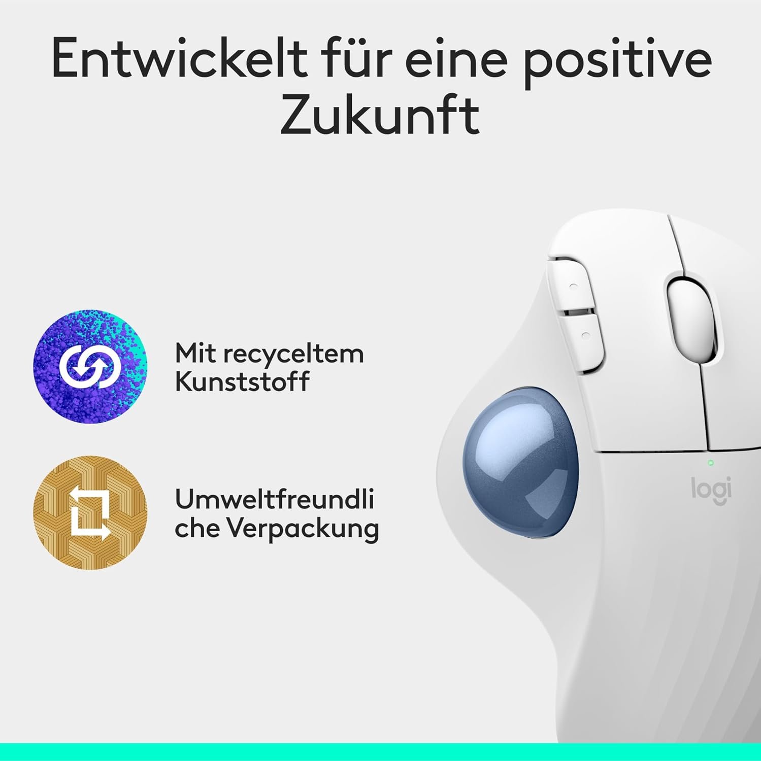 71YMOK4OudL._AC_SL1500_.jpg Bezdrôtová trackballová myš Logitech ERGO M575S, bezdrôtová ergonomická myš s Bluetooth a šifrovaným donglom, pohodlné ovládanie palcom, pre PC/Mac – biela