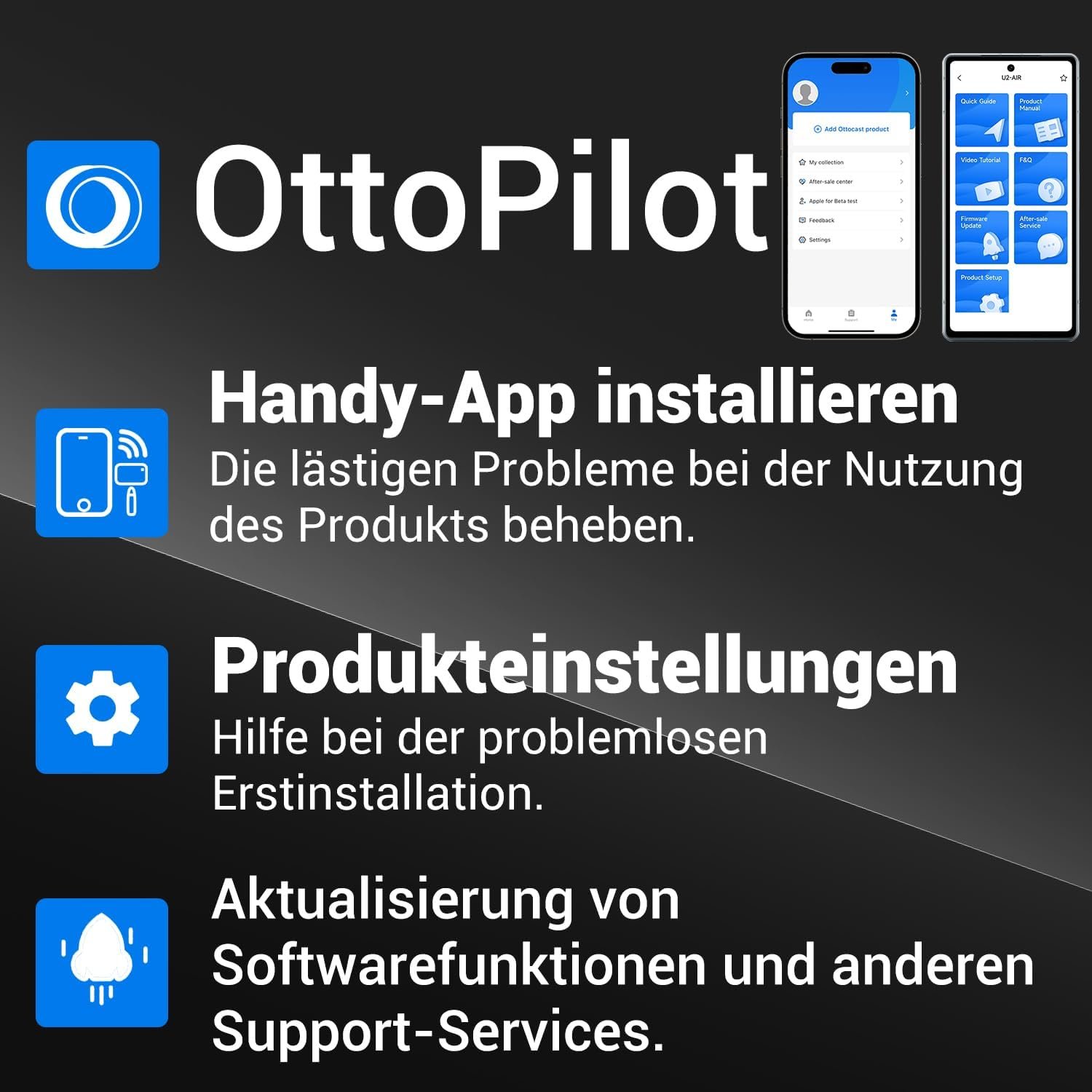 71lSqMzL4xL._AC_SL1500_.jpg Ottocast Bezdrôtový adaptér pre Android AA-dongle, bezdrôtový adaptér Android Car Plug & Play, bezdrôtový adaptér AA kompatibilný s káblom pre Android Auto (rok výroby: 2016–2024)