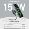71uN7GLuLVL._AC_SL1500_.jpg Magnetická bezdrôtová nabíjačka Anker MagGo (Pad), kompatibilná s MagSafe 15 W, rýchla nabíjačka 15 W, certifikácia Qi2, pre iPhone 17/16/15/15 Plus/15 Pro/15 Pro Max/14/13/12 (bez sieťového