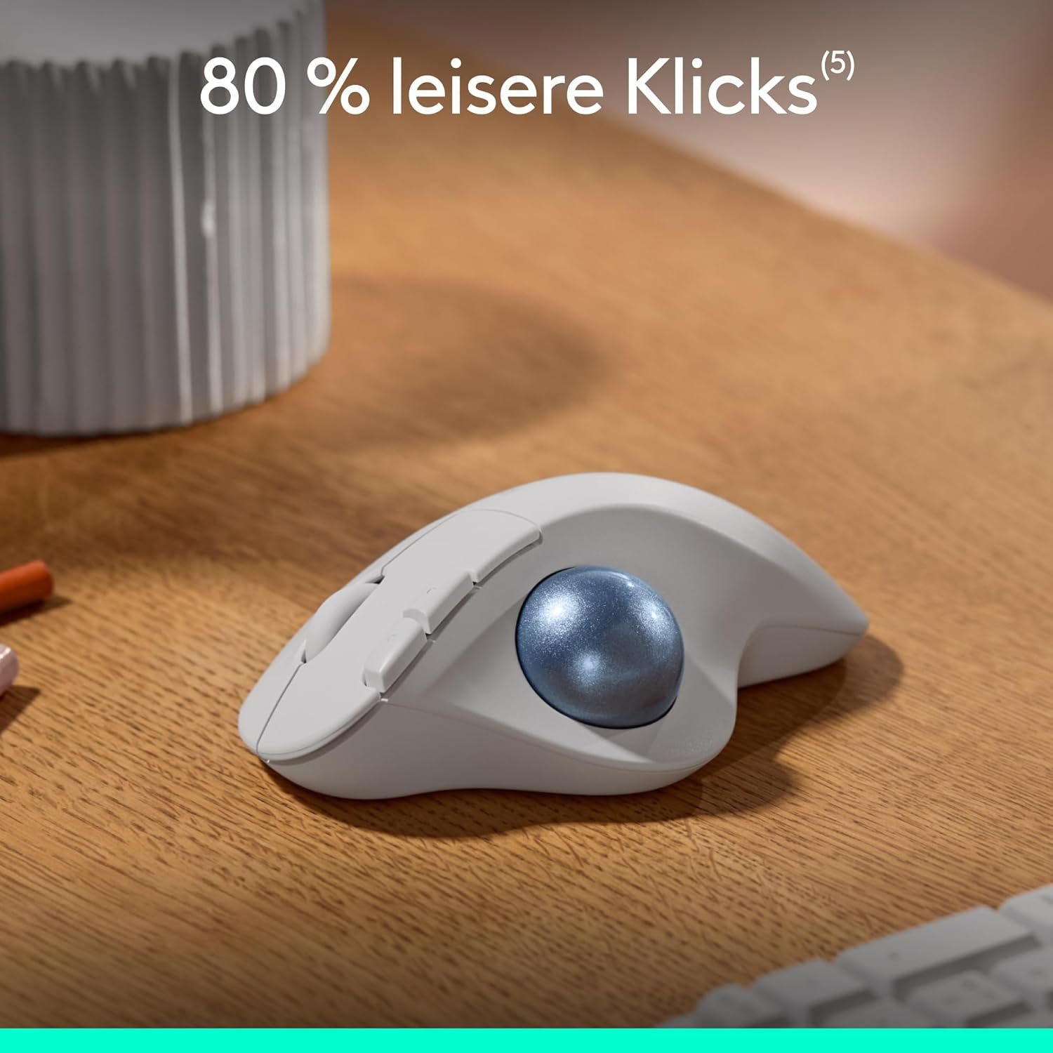 71xUx7uxriL._AC_SL1500_.jpg Bezdrôtová trackballová myš Logitech ERGO M575S, bezdrôtová ergonomická myš s Bluetooth a šifrovaným donglom, pohodlné ovládanie palcom, pre PC/Mac – biela