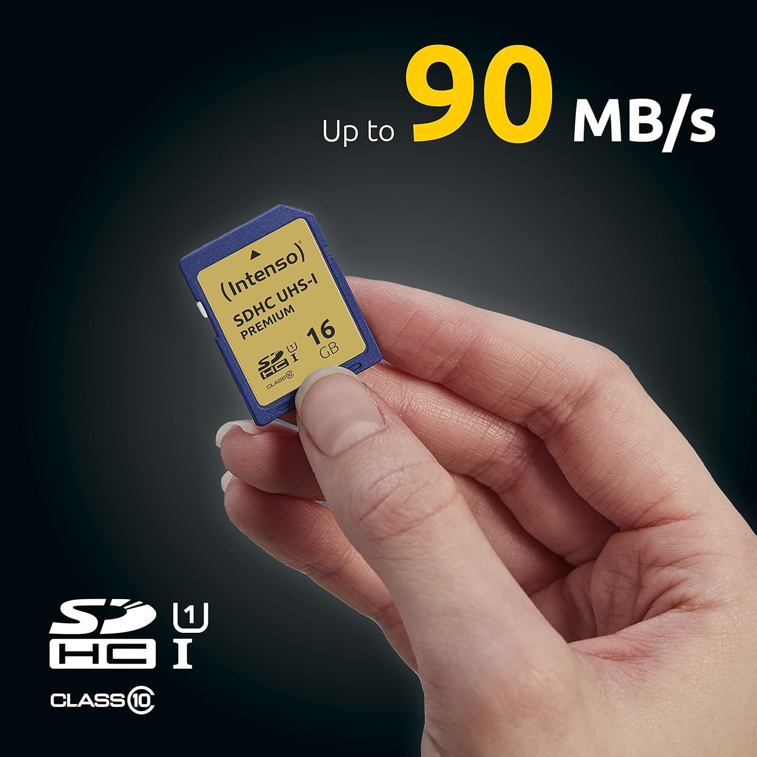 71zXxSxEazL._AC_SL1500_.jpg Pamäťová karta Intenso Premium SDHC UHS-I 16 GB Class 10, modrá