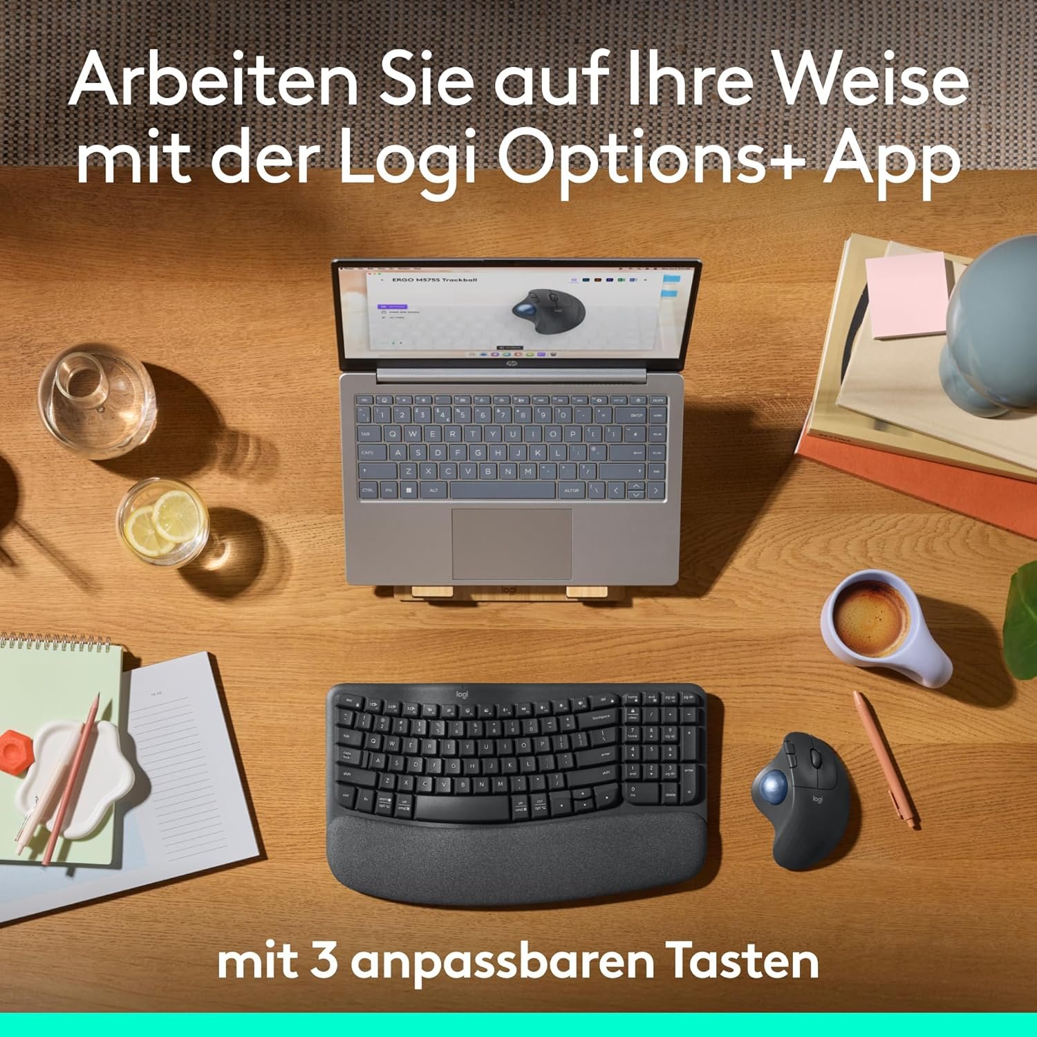 81aMmBzpceL._AC_SL1500_.jpg Bezdrôtová trackballová myš Logitech ERGO M575S, bezdrôtová ergonomická myš s Bluetooth a šifrovaným donglom, pohodlné ovládanie palcom, pre PC/Mac – grafitová