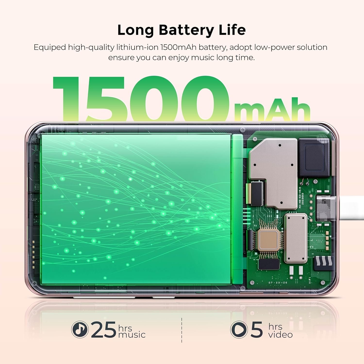 81kMe76KDNL._AC_SL1500_.jpg 160 GB prehrávač Spotify MP3 s Bluetooth, prehrávač innioasis MP4 s Audible, Deezer, 4-palcový Hi-Fi dotykový prehrávač hudby s Wi-Fi (ružový)