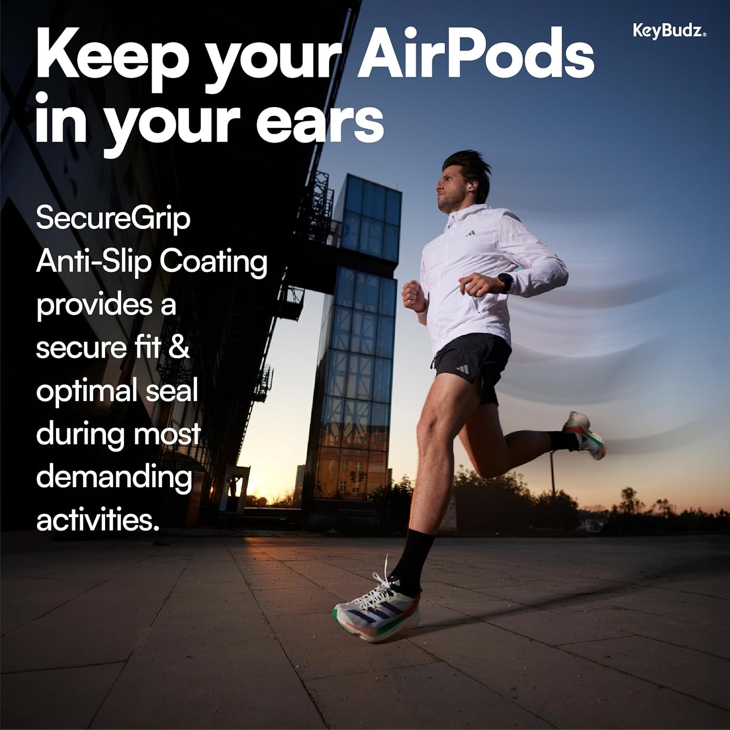 81v90npi0XL._AC_SL1500_.jpg Slúchadlá KeyBudz HyperFoam z pamäťovej peny pre AirPods Pro 1. a 2. generácie, patentované pohodlné jadro pre lepší tvar a potlačenie hluku, protišmykové náhradné ušné vložky (S/M/L,