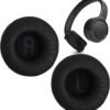 Náušníky kompatibilné s modelmi JBL 500BT/510BT/450, čierne, z kože a peny