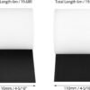 61IQGlArmL._AC_SL1500_.jpg QWORK® 11 cm × 6 m samolepiaci suchý zips, extra silný – možno skrátiť; nylonový suchý zips na upevnenie vankúšov na gauč, koberce, upevňovanie a organizáciu v domácnosti a v kancelárii