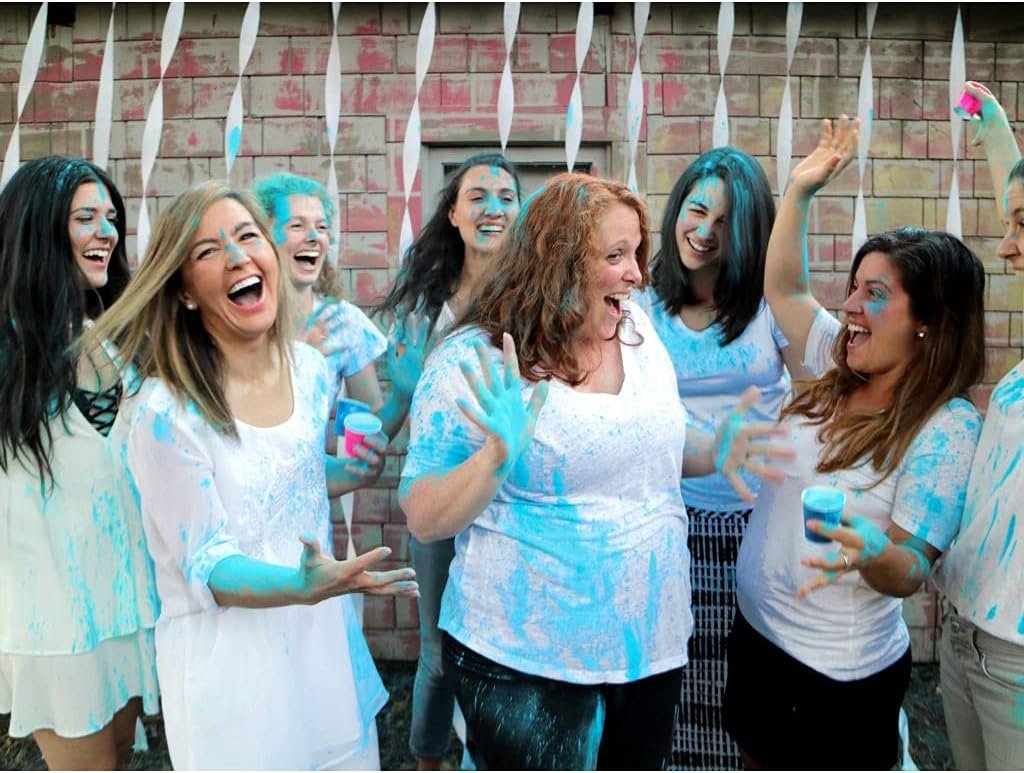 POLVO HOLI – Baby Shower Pack – Odhaľte pohlavie dieťaťa (ružová a modrá)