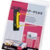 JalemaClip-Plus, Jalema 5712600, archívna páska na viazanie dokumentov s upevňovacou lištou pre krúžkovú knihu, balenie po 10 ks, žltá/biela