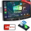 71cvepXtasL._AC_SL1500_.jpg Autorádio s Androidom 13, bezdrôtovým Apple CarPlay, 10,1-palcovým displejom, podporou Android Auto a DAB+, 2 GB + 32 GB, 1 DIN, dotykové ovládanie, autorádio s Bluetooth, CarPlay, displejom, navigáciou, 4G WiFi, RDS, GPS, AM/FM