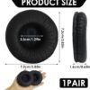 Náušníky kompatibilné s modelmi JBL 500BT/510BT/450, čierne, z kože a peny
