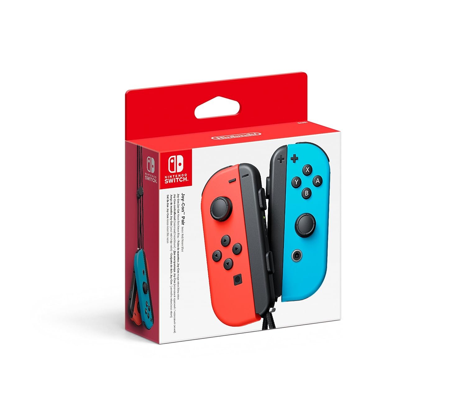 Nintendo 2 ovládače Joy-Con pre Nintendo Switch v farbách neonovo červená a neonovo modrá